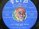 HEAR Richard Berry 45 Have Love Will Travel/No Room FLIP EX northern soul R&B
