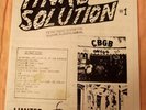 Final Solution NO.1 Rare US Punk,KBD Fanzine,Rezillos,Skinnies,Normals,B.Holly..