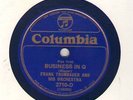c 78 RPM Frank Trumbauer blue wax Columbia 2710-D in E+/EE+