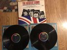 Rare BEATLES - THE STORY TBO 2222 CAPITOL Rainbow MONO 1964 vinyl (2 DISCS) LP