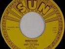 JERRY LEE LEWIS: Breathless USA SUN Rockabilly Classic 45 NM Original HEAVY