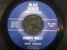 GRIZ GREEN Creepy Willy / Jam At The Mortuary BLUE RIVER 45 210 ROCK