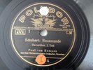 Paul van Kempen Schubert Rosamunde Polydor 2x78rpm