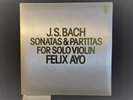 FELIX AYO 'J.S BACH,   SONATAS AND PARTITAS FOR SOLO VIOLIN '  FIRST PRESS
