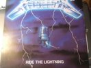 METALLICA Ride the Lightning LP Rare White Label Promo 1984