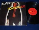 AC/DC Powerage Red Label Press Alberts Aussie 1987 OZ Vinyl LP Record OOP NM/VG