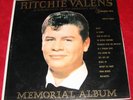 Ritchie Valens MEMORIAL ALBUM Greatest Hits Rare Black Cover 1950s Music Record