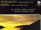 GALLO STEREO - GRIEG / SCHUMANN - SONATAS FOR CELLO & PIANO - LAFFRA - NM+/M
