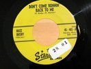 Bluegrass 45 BUZZ BUSBY Don't Come Runnin' Back/Cold Windy Night STARDAY 483 NM
