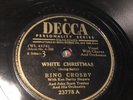 78 rpm Bing Crosby White Christmas Jingle Bells Santa Claus 2 78s DECCA