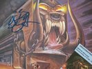 Lemmy(motörhead)signed/signierte Orgasmatron LP + Ticket