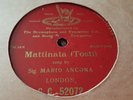 MARIO ANCONA TOSTI MATTINATA GRAMOPHONE CONCERT G.C-52072