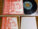 RARE French SP JUKE BOX 45t BIEM (7') FRANCE GALL (Serge Gainsbourg 1965)