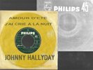 45t juke box  promo pochette cible  France 370 552 JOHNNY HALLYDAY amour d'été