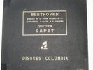 Quatuor Capet Beethoven Quartet n°14 French Columbia Album 5 x 78 RPM