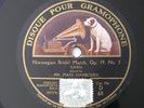 Mark Hambourg Piano Grieg Scarlatti French HMV D.68 78 RPM  12