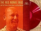 THE RED NORVO TRIOS  TAL FARLOW  JIMMY RAINEY Fantasy 3244 RED VINYL LP DG VG++