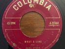 Rockabilly 45 Carl Story - What A Line HEAR  Columbia