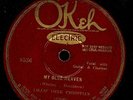 LILLIE DELK CHRISTIAN.MY BLUE HEAVEN/MISS ANNABELLE LEE.78.OKEH ELECTRIC 8536