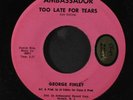 GEORGE FINLEY: Too Late For Tears / Bronco 45 (deep, sm tol, sl lbl wear) Soul