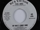 Northern Soul 45 PAUL ANKA My Baby's Comin' Home RCA VICTOR promo HEAR