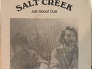 SALT CREEK Just About Due Private Rural Folk Rock Shrink Wrap VG+