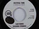 Northern Soul 45 SAN REMO GOLDEN STRINGS Festival Time GORDY VG++/VG+ promo HEAR