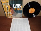 Elvis Presley Elvis Is Back  1977 Japan LP RVP-6213 + obi, lyric sheet near-mint