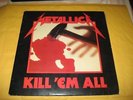 Metallica Kill 'em All Mega Force Records LP Album MRI 069 EUC