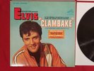 ELVIS PRESLEY  CLAMBAKE LP     RCA VICTOR LSP 3893 W/ Wedding Photo - 1967 EX