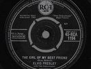Elvis Presley A Mess of Blues/The Girl of My Best Friend RCA 1194 1960 GB