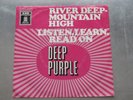 DEEP PURPLE river deep/listen learn read on 1969 GERMANY 006-04001 45 VG+