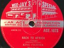 KING FIGHTER BG Should Federate/Back to Africa RARE GUYANA CALYPSO JAZZ 78 *hear