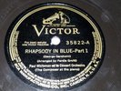 george gershwin-78 rpm single 12 inch-victor V.E. #35822 rhapsody in blue