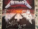 METALLICA   MASTER OF PUPPETS LP   HAND SIGNED BY BAND   Cliff Burton   ‘86 Rare