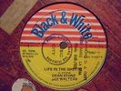 DEAN STONE Life In The Ghetto BLACK & WHITE Roots Reggae 12
