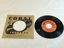 JOHNNY BURNETTE TRIO Train Kept A Rollin/Honey Hush 45 RPM Coral Records 61719