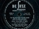 78tk-R&B-DELUXE 1090-Paul Gayten & Trio