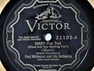 Paul Whiteman Bix Beiderbecke Mary Victor Scroll 78 21103 Shiny VG Pre-War Dance