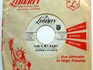 JOHNNY O'KEEFE 45 She's My Baby / It's Too Late PROMO Teen R&B Rocker 1959 w2411