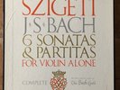 Szigeti - Bach - 6 Sonatas & Partitas 3 LP Box / Vanguard BG 627/9 / Red labels