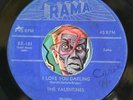 HEAR Valentines 45 I Love You Darling/Hand Me Down RAMA R&B doo wop ORIGINAL VG+