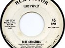 Elvis Presley USA PROMO/DEMO DJ copy Blue Christmas Wooden Heart 447-0720