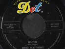 DINO MATTHEWS & GROUP: The Girl That I Love / Lenore 45 (close to M-, sl lbl we