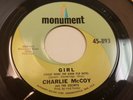CHARLIE MCCOY & ESCORTS Girl / It's A Man Down There 1966 SOUL Monument 45-893