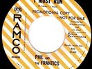 PHIL & THE FRANTICS - 1966 MOODY ARIZONA GARAGE 45 (M-) - ZOMBIES RIPOFF - HEAR