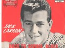 JACK LARSON--PICTURE SLEEVE + 45--(BACK TO SCHOOL BLUES)--PS--PIC--SLV