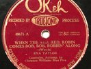 78 RPM OKEH 40671 - EVA TAYLOR - CLARENCE WILLIAMS - RED ROBIN - 1920s BLUES