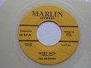 MAJESTICS .. Nitey-Nite/ Cave Man .. RE 45 MARLIN .. RARE  Cream/White Vinyl