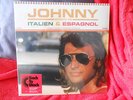 JOHNNY HALLYDAY.  33T  'Chante en Italien & Espagnol' Vinyle couleur marbré